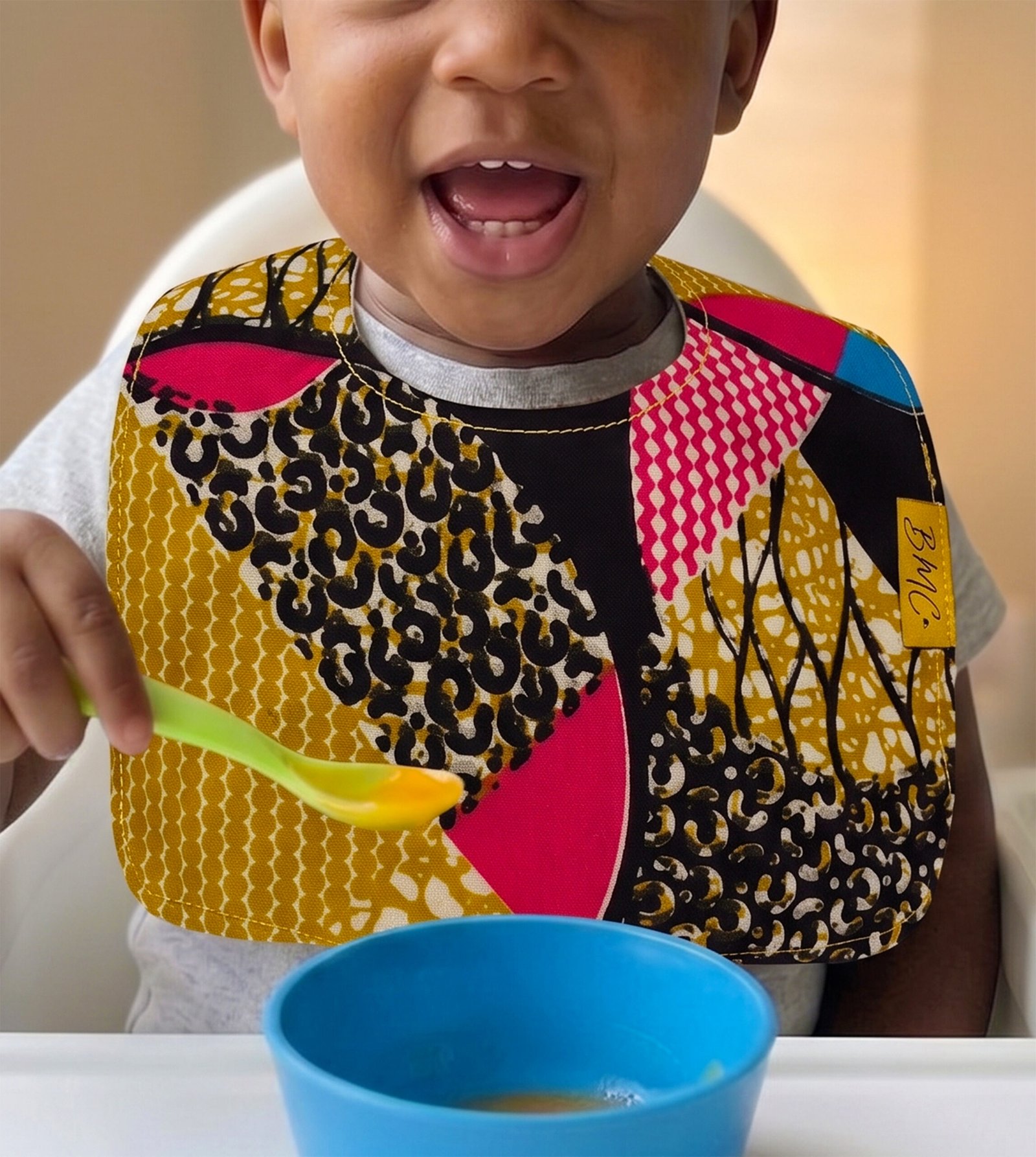 Yello baby bib